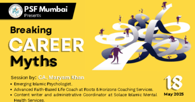 Breaking Career Myths- A thought provoking PSF Workshop